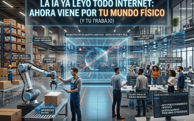 La IA ya leyó todo internet y ahora viene por tu mundo físico y tu trabajo