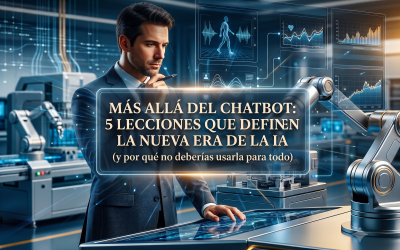 Más allá del Chatbot: 5 Lecciones que Definen la Nueva Era de la IA (y por qué no deberías usarla para todo)