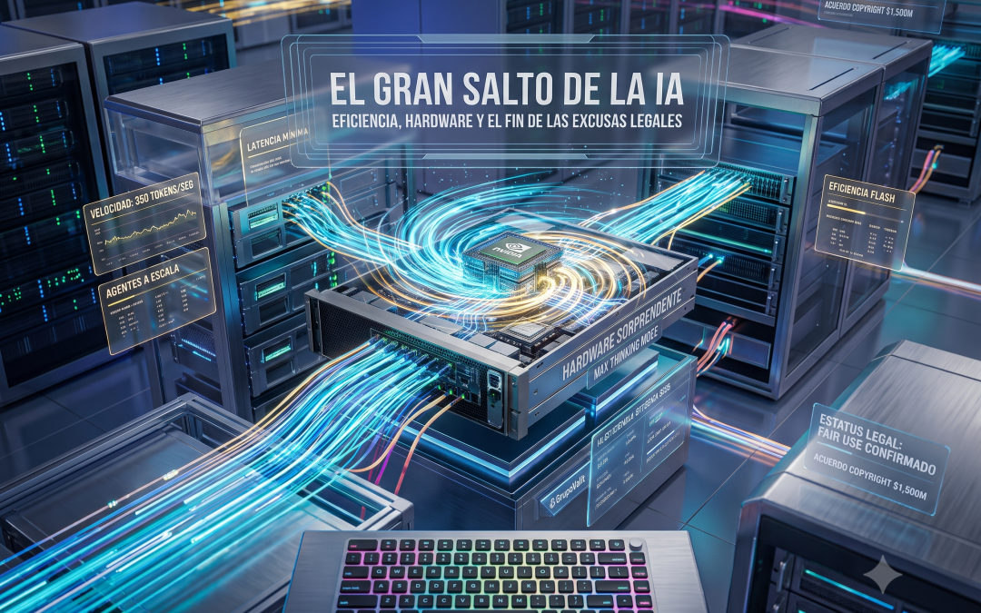 El Gran Salto de la IA en 2026: Eficiencia Extrema, Hardware Sorprendente y el Fin de las Excusas Legales